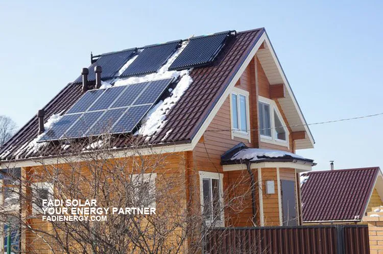 5.5kw off Grid Hybrid Solar Power System Home