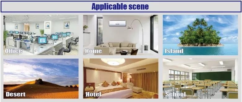 9000BTU Acdc Hybrid Split Wall Mounted Solar Air Conditioning