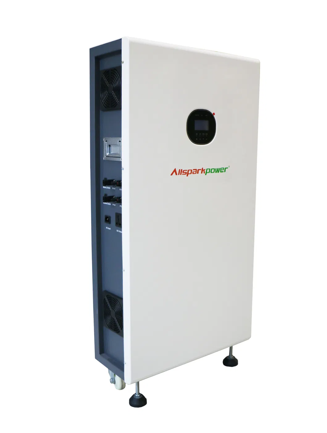 Allsparkpower 10kwh UPS Solar Energy Storage System with Auto Work LCD Display Smart Home Battery