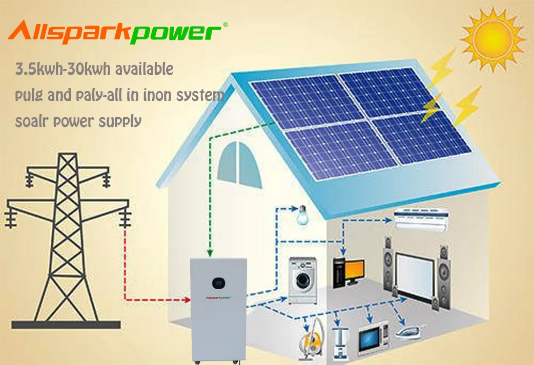 Allsparkpower 10kwh UPS Solar Energy Storage System with Auto Work LCD Display Smart Home Battery