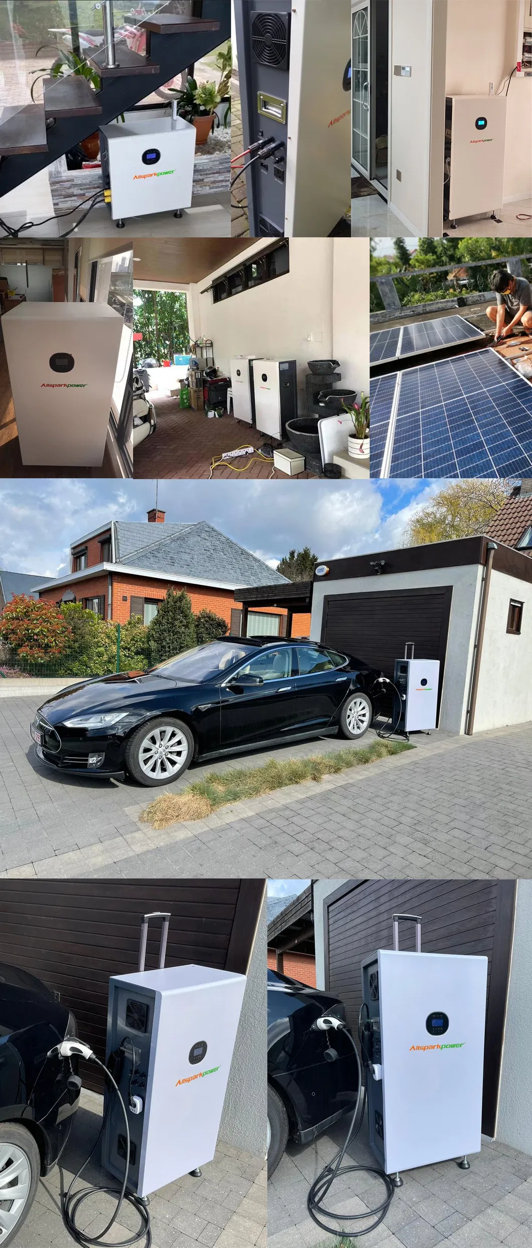Allsparkpower 3.5kwh-30kwh 48V 100ah Available Residential Use off-Grid LiFePO4 Battery Senergy Storage System Solar Power Supply Home Solar Power System