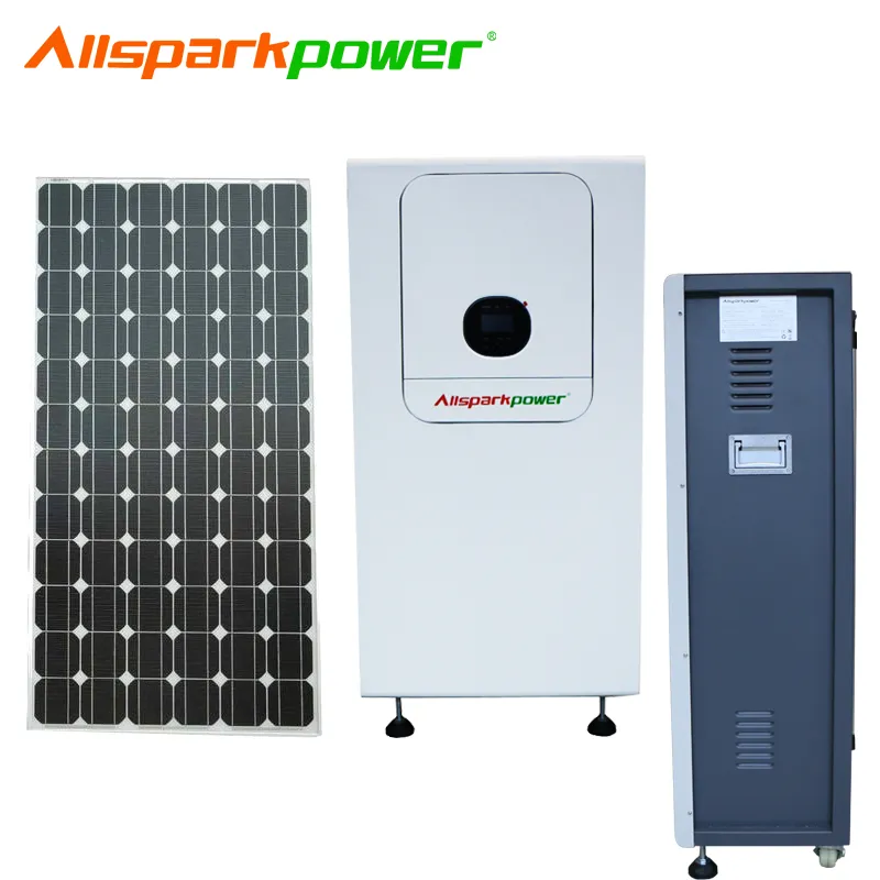 Allsparkpower 5kw/4.8kwh Solar Charging Energy Storage System Power Supply with LiFePO4 Battery for Home