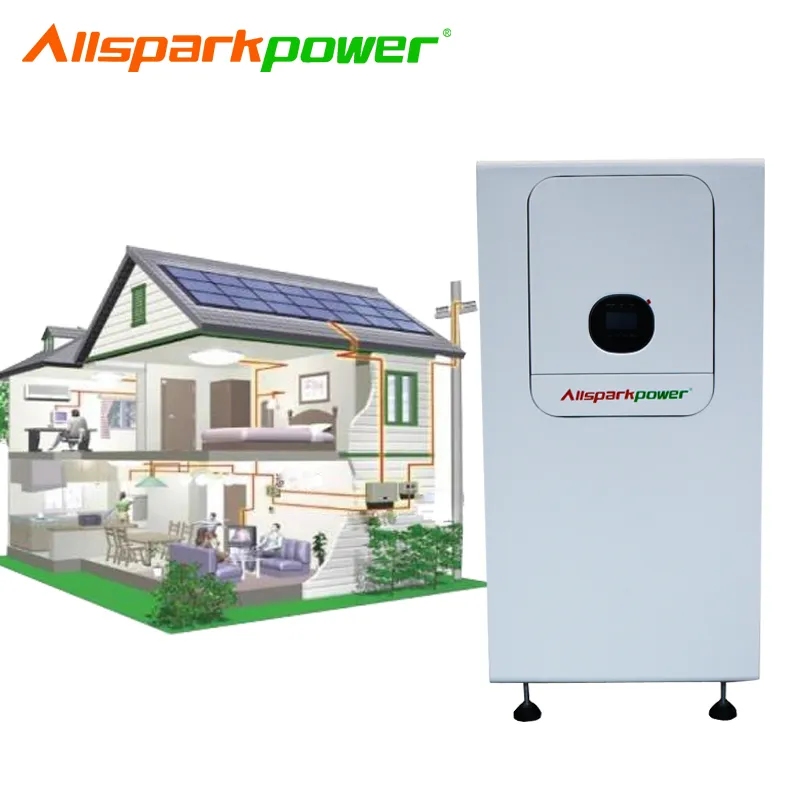 Allsparkpower 6000 Cycle 3.5kwh 5kwh 10kwh Solar Power Wall off Grid Solar Ess Powerwall Home LiFePO4 Solar Power Station