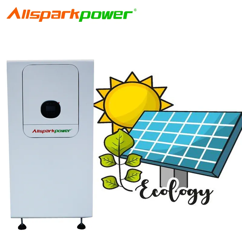 Allsparkpower off Grid PV Solar Panel Generator 5 Kw Inverter Solar Energy Power System 3.5kwh 4.8kwh 10 Kwh for Home/Outdoor Lighting