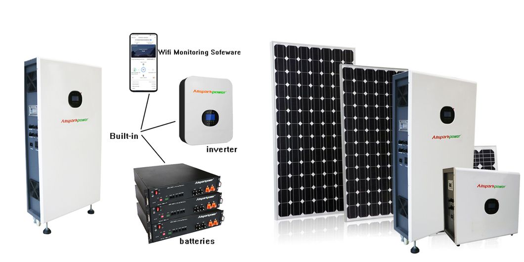 Allsparkpower Renewable Energy Solar Home System for EV Charging