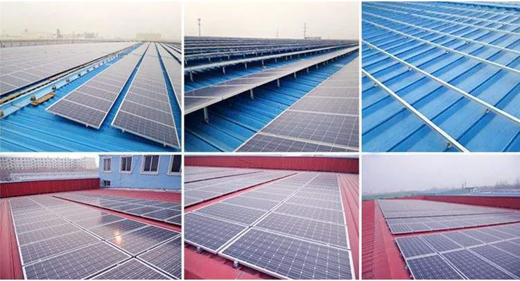 Aluminium Solar Panel Rack BIPV Solar Roof in Roof PV Mounting System