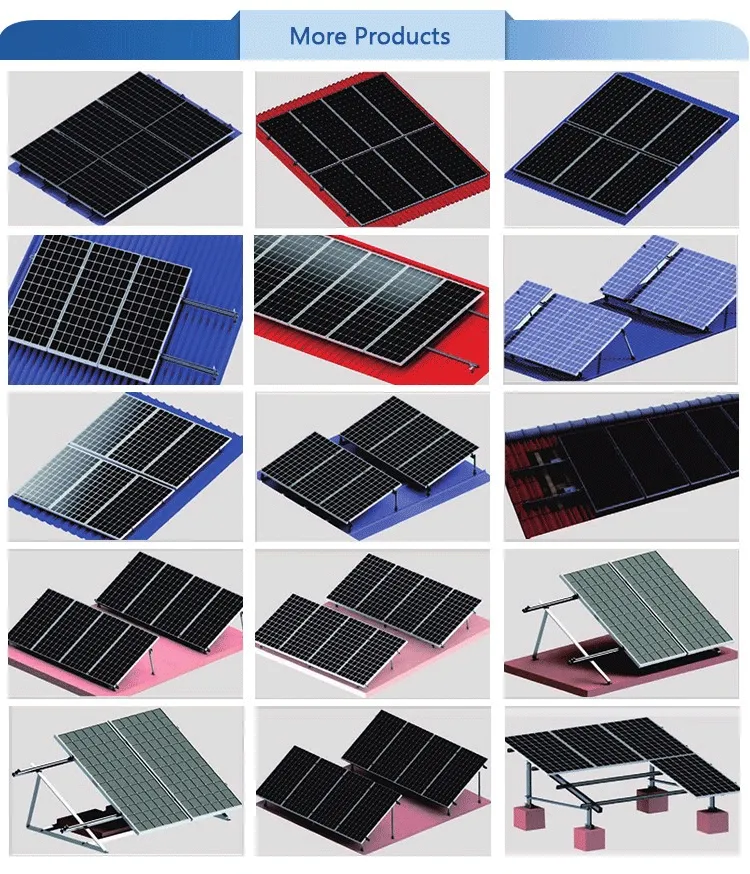 Aluminium Solar Panel Rack BIPV Solar Roof in Roof PV Mounting System