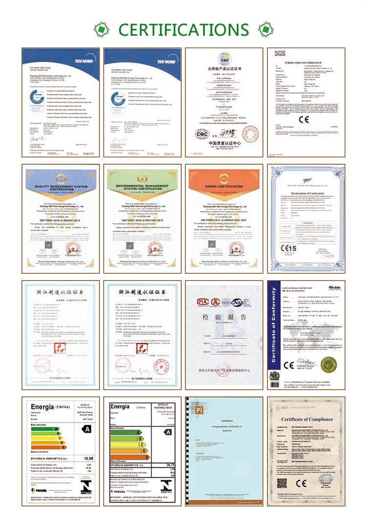 China Home 3000W Solar Panels Systems 1kw 2kw 3kw Solar Home Lighting System