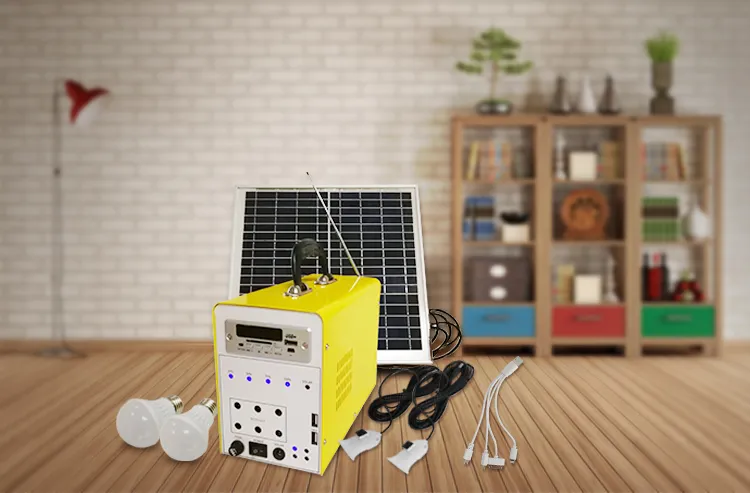 DC 30W Solar System for Lights Fan TV Solar Lighting System for Indoor Lighting System