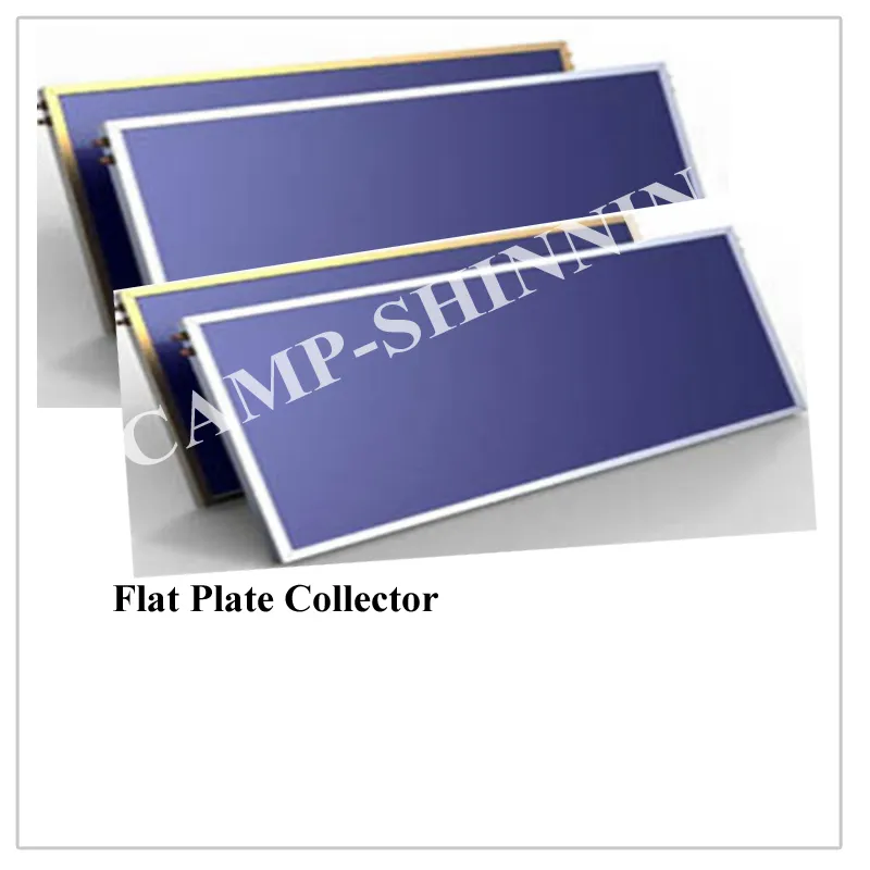 Flat Plate Solar Collector with Titanium Blue Coating