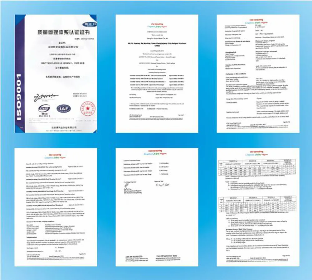 Galvanized Steel Solar Mounting Structure Solar Panel Bracket for Ground Solar Energy System