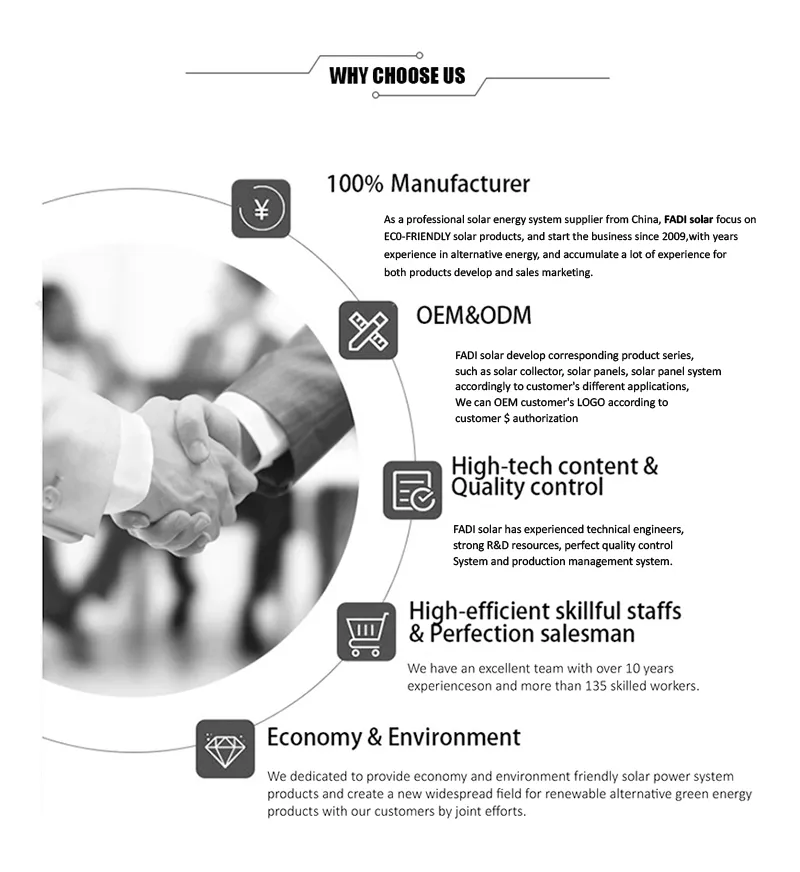 High Quality off Grid Solar Energy System 5500W Fadi Solar Pure Sine Wave 5.5kw Solar Power System Home Pricelist