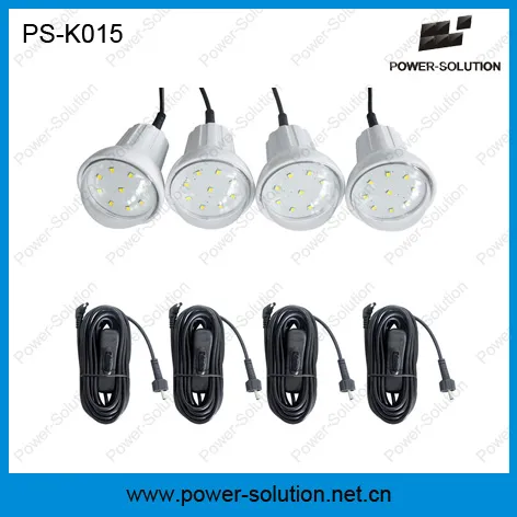 Home Solar Set with 4 Bulbs Kit Mobile Charging