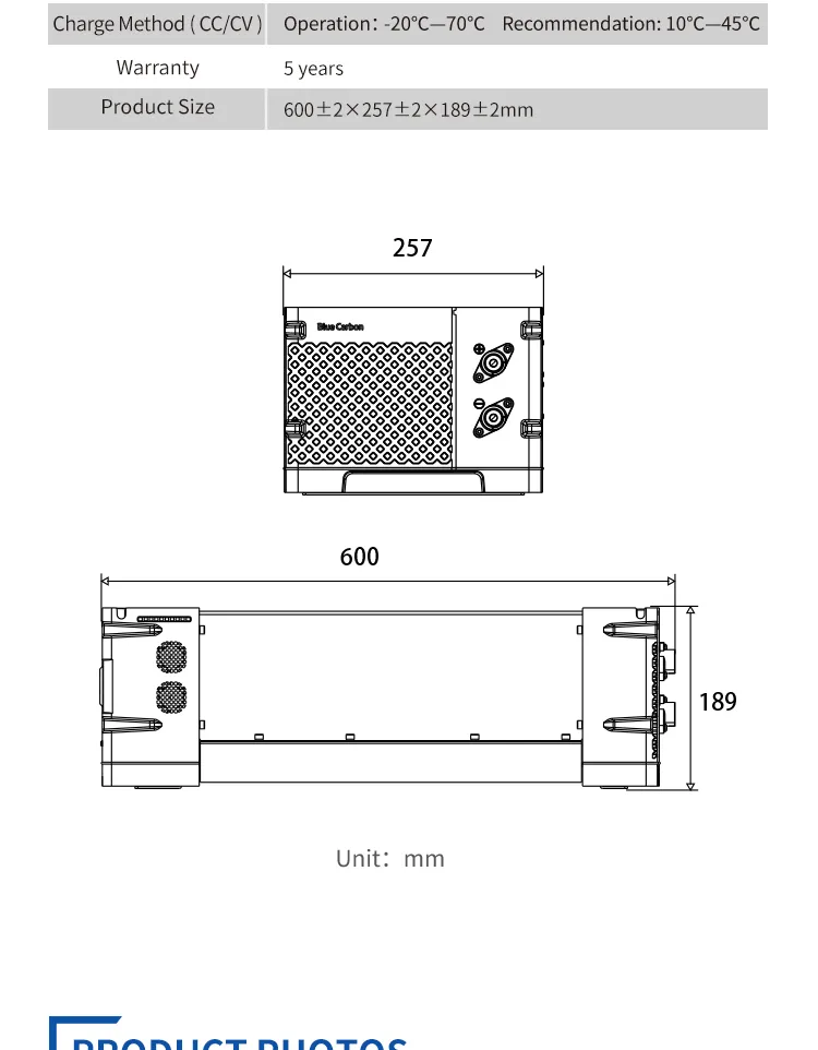 Low Charge and Discharge Losses 5 Years Warranty Life Po4 Battery Pack with 1.1kw Inverter