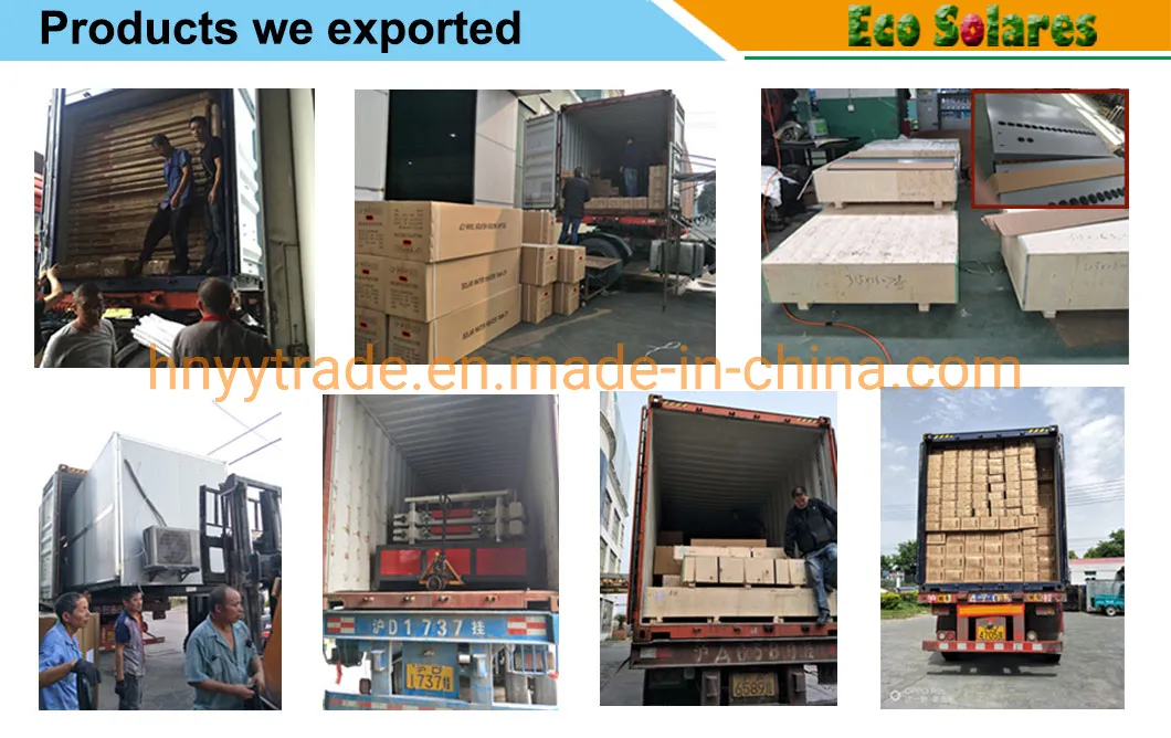 Low Cost Cheapest High Quality Ce, RoHS, Keymark Non Pressure Stainless Steel Galvanize Water Tank Solar Bracket Split Spare Parts Hot Heater Solar Water Heater