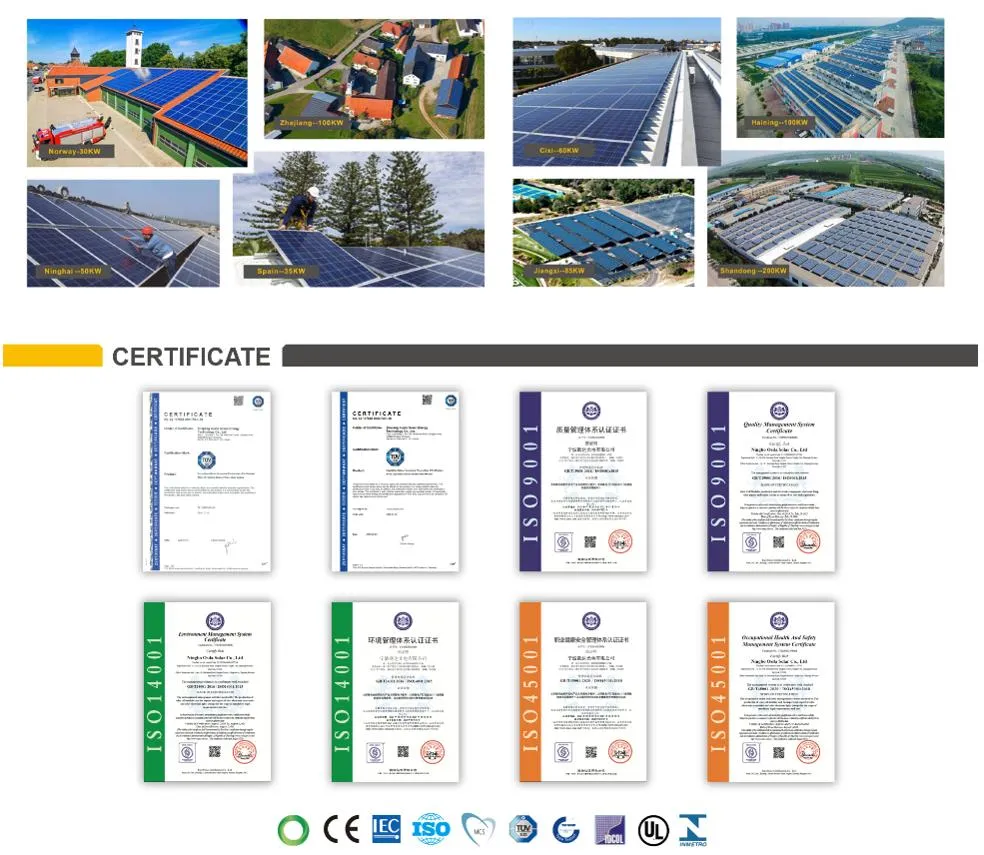 Mono 360W, 370W, 380W Perc Solar Module PV Panel with TUV&CE for System