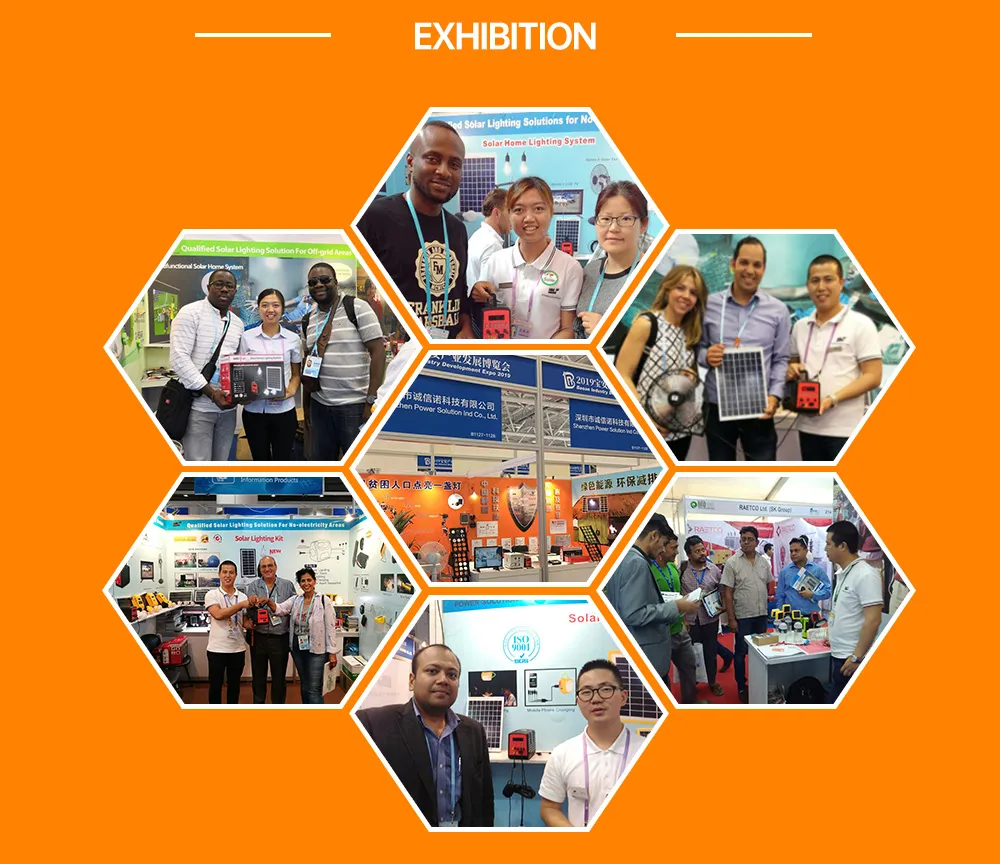 Portable 20W Panel Solar Panel Home Lighting System Generator