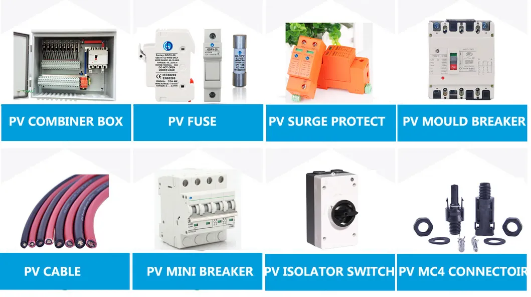 Simple Plastic Type Photovoltaic System Solar System Switch Box Combiner Box PV Array Protect Cabinet
