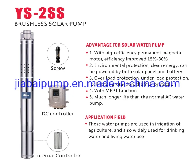 Sincen High Quality AC 360V 210W Deep Well Screw Pump
