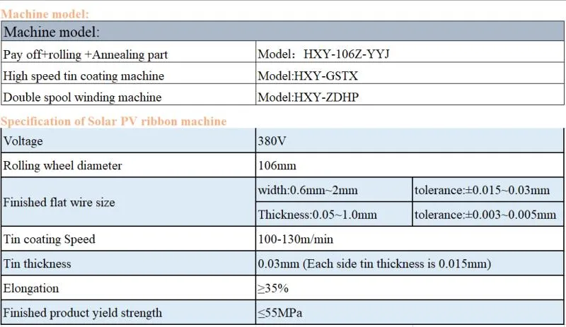 Solar Cell Tabbing Interconnect Tinned Machine