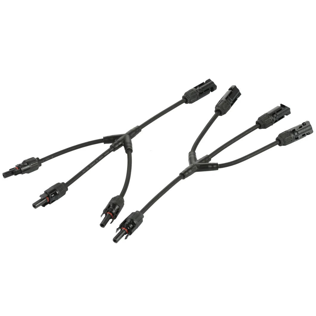 Solar Connector to 2X30A Power Pole for G500 Round Cable Reverse Connection