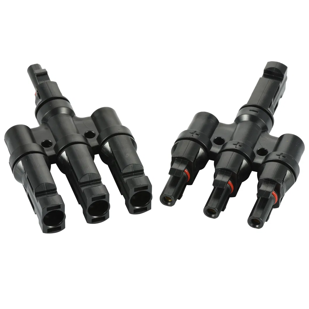 Solar Connector to 2X30A Power Pole for G500 Round Cable Reverse Connection