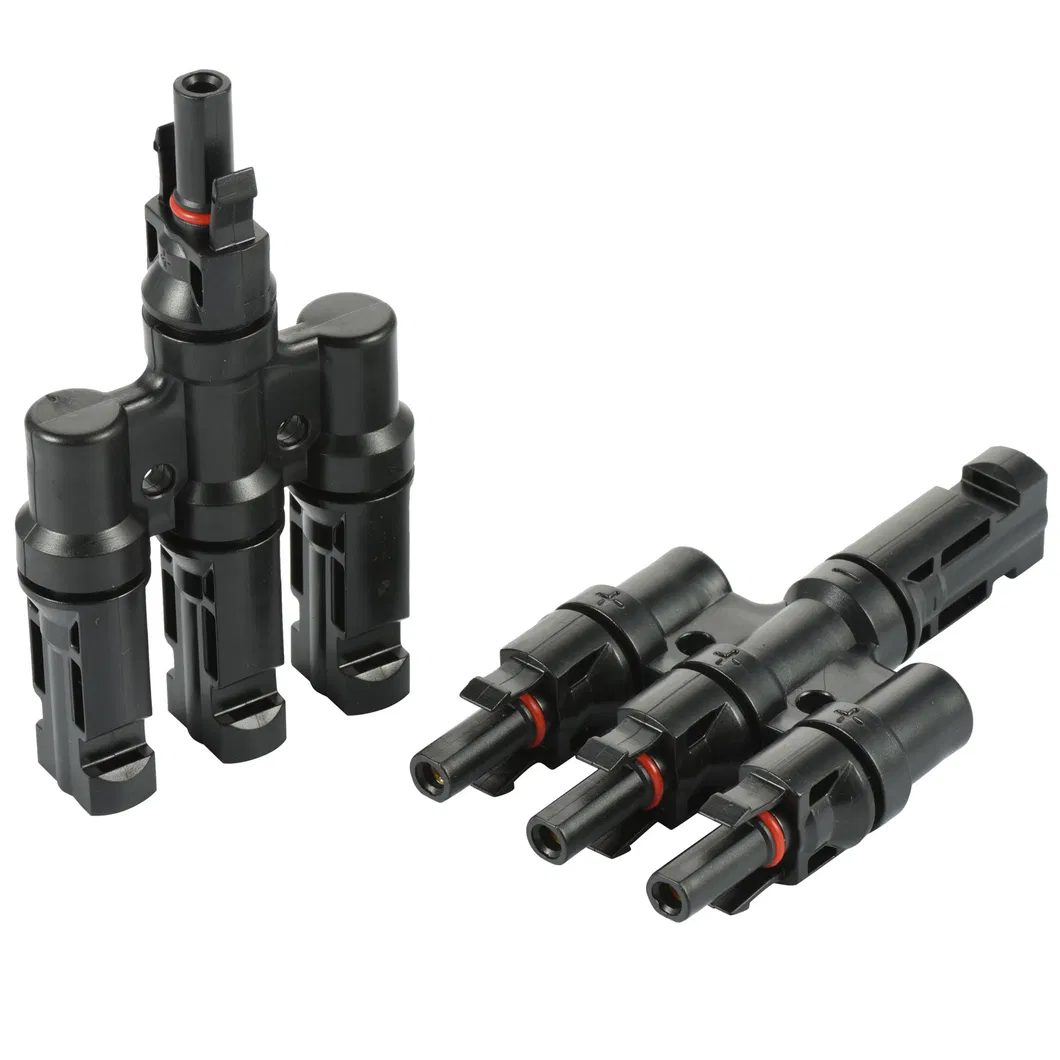 Solar Connector to 2X30A Power Pole for G500 Round Cable Reverse Connection