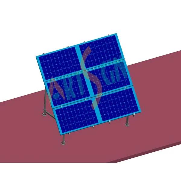 Solar Ground Mounting for Easy and Efficient Installation with 6 Panels