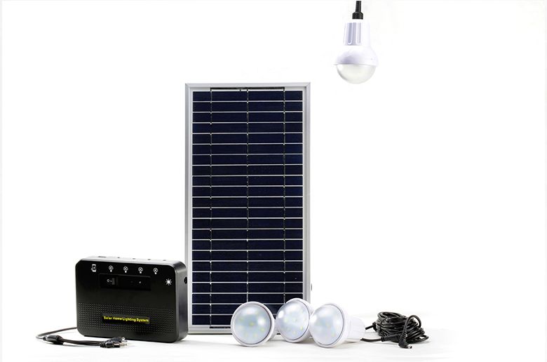 Solar Kits Lighting 4 Rooms Simultaneously