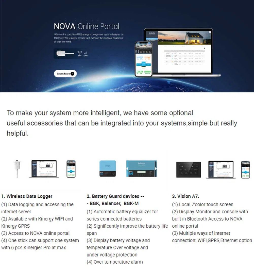 TBB New Generation Stand Alone off-Grid Villa Solar Power System 2kw 3kw with Battery