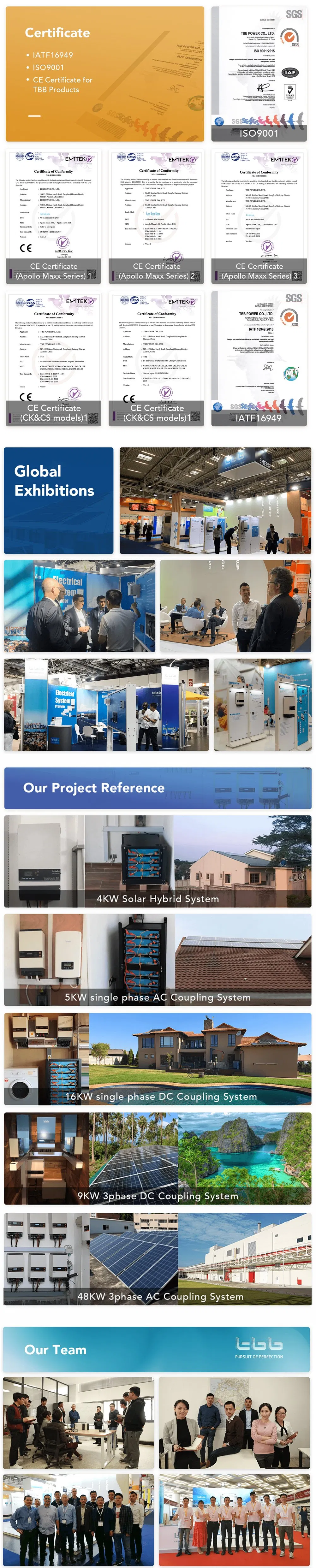 TBB New Generation Stand Alone off-Grid Villa Solar Power System 2kw 3kw with Battery